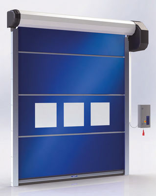 Sử dụng tempe rature-30°C- +70°C Sealed Rapid Roller Doors Cửa Pvc chắc chắn và đáng tin cậy