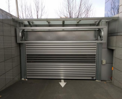 Aluminium minh bạch tốc độ cao cửa xoắn ốc cửa tròn cửa trập an toàn và hiệu quả