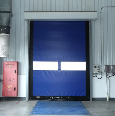 Thép không gỉ Pvc Cửa cuốn nhanh Màn trập tự động 220V Kho phòng sạch