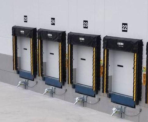 Container đầy màu sắc Dock Dock Shelter cho kho lạnh