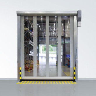 An ninh cao minh bạch Fast Roller Shutter Cửa Thép nhựa