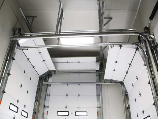 Thương mại cách nhiệt cửa garage phần trên cao 0.2-0.4m / S tự động