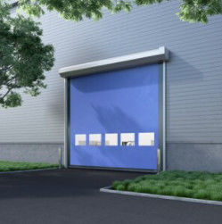 Công nghiệp tốc độ cao xoắn ốc kim loại cửa rèm cửa tùy chỉnh ổn định tự động PVC