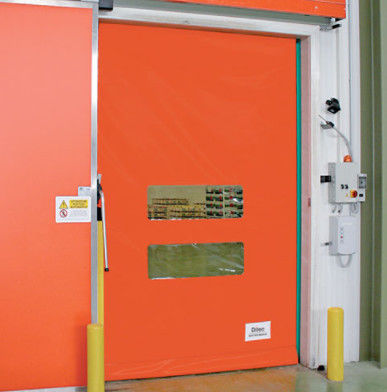 Công nghiệp tốc độ cao xoắn ốc kim loại cửa rèm cửa tùy chỉnh ổn định tự động PVC
