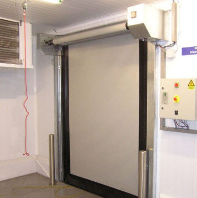 Tốc độ cao PVC cuộn lên cửa cửa nhanh 304 thép không gỉ cách nhiệt zipper nhanh
