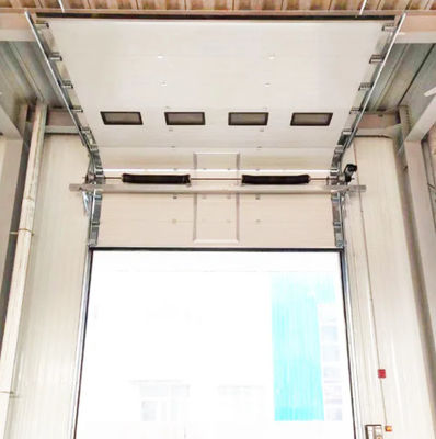 Hành động bằng tay Khép phần trên cao cửa thép bền cách nhiệt tự động
