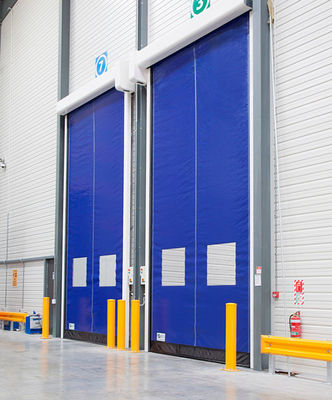 Bảo mật cao kim loại cửa cửa cuộn công nghiệp nhanh cho phòng lạnh cách nhiệt