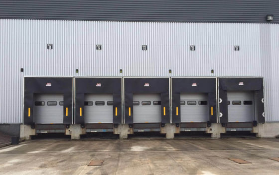 Thép galvanized Liner Loading Dock Shelters Sponge cho hiệu suất tối ưu