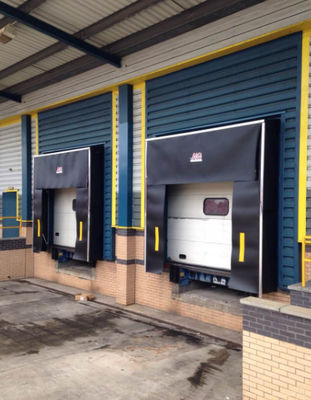 Pvc cao su Loading Dock Shelters Hệ thống tải điều chỉnh Thiết kế hiện đại