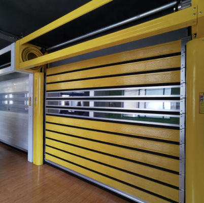 Aluminium minh bạch cao tốc độ cửa xoắn ốc hiệu quả an toàn cho nơi làm việc bận rộn công nghiệp nhiệt cách nhiệt