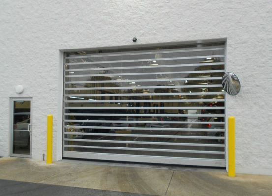 Aluminium minh bạch cao tốc độ cửa xoắn ốc hiệu quả an toàn cho nơi làm việc bận rộn công nghiệp nhiệt cách nhiệt