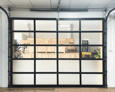 High Safety Grey Aluminum Sectional Door tùy chỉnh theo yêu cầu của bạn minh bạch