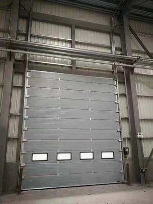 Cửa xoắn ốc tốc độ cao trong suốt nhôm cho hiệu quả an toàn và nhôm hợp kim công nghiệp Rolling Up Door