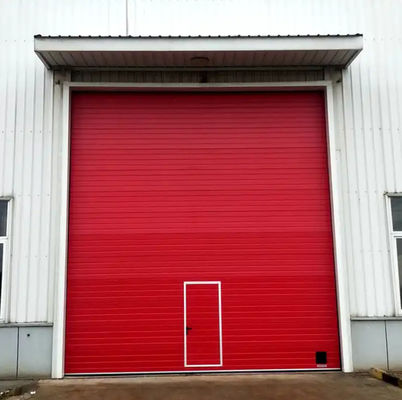 Cửa phần thép trên cùng với cạnh an toàn Khí hậu được niêm phong Bảng giảm tiếng ồn / Photocell