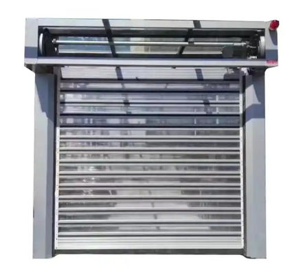Cửa xoắn ốc tốc độ cao hợp kim nhôm với cảm biến quang điện 220V / 50HZ Cung cấp điện cho xưởng với bề mặt hoàn thiện