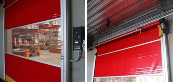 Cửa cuộn bảo mật hiện đại với khả năng chống thời tiết Dễ cài đặt và tính năng an toàn PVC màu sắc và chống gió