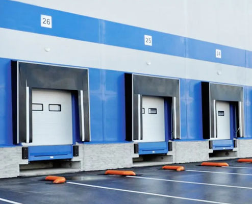Mặc chống tải Dock Shelter thiết kế hiện đại Thép nhựa nhựa Liner Dễ lắp đặt chống nghiền Dock bền PVC