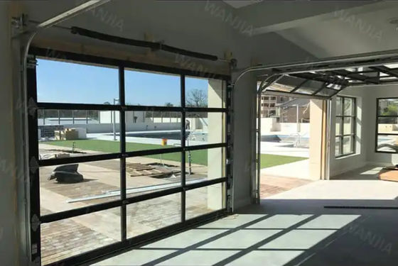 Hướng tay hoặc tự động Độ kín nước lớp 3 cửa nhà để xe trong suốt cửa nhà để xe kính phần cửa nhà để xe tùy chỉnh