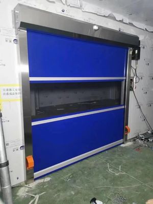 An toàn cách nhiệt cửa cuộn nhanh với an toàn và độ bền bán hàng toàn phần Dễ lắp đặt PVC Không bảo trì