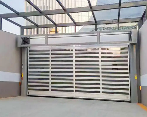 Hợp kim nhôm 0,8m / s Tốc độ mở và đóng Nhà máy sản xuất cửa trập cửa tốc độ cao