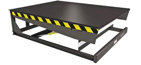 15000 Pounds Điện Loading Dock Leveler Với chuỗi an toàn / Trên trang web lắp đặt bán buôn giá rẻ Dock Leveler 6ton