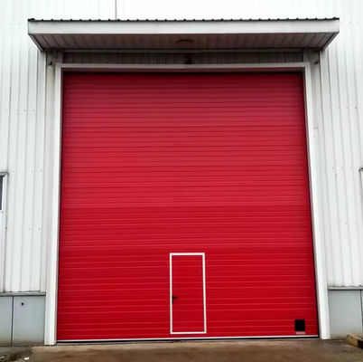 An ninh White Steel Overhead Sectional Door Isolated Manual/Automatic Operation bán buôn Modern Electric