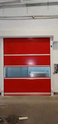 An ninh cách ly cửa cuộn nhanh Hướng dẫn / Tự động vận hành Bảo trì thấp bán buôn PVC