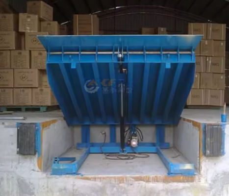 Điện Loading dock leveler với 10 000-20 000 lbs dung lượng bột phủ kết thúc và tăng cường an toàn