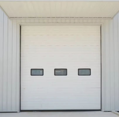 Bột phủ thép cách nhiệt cửa phần với Vinyl Weatherstripping và nhôm cửa garage phần