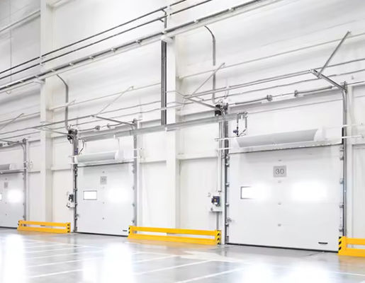 Bột phủ thép cách nhiệt cửa phần với Vinyl Weatherstripping và nhôm cửa garage phần