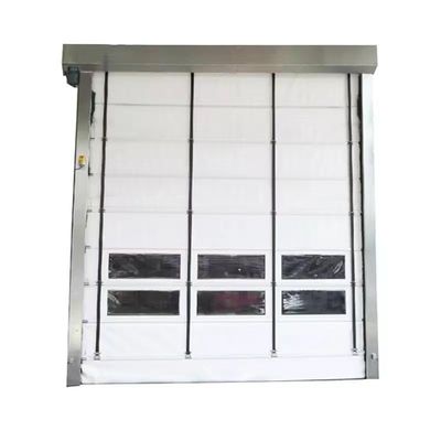 An ninh tiên tiến cửa cuộn nhanh với cách nhiệt nhiệt và thiết kế chống thời tiết Modern Zipper Door