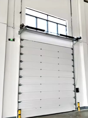 Thép cách nhiệt cửa phần trên với khóa an ninh Thiết kế chống gió và giảm tiếng ồn