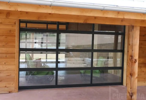 Cửa phần bằng hợp kim nhôm chống âm với kính kính kép và bề mặt phủ bột