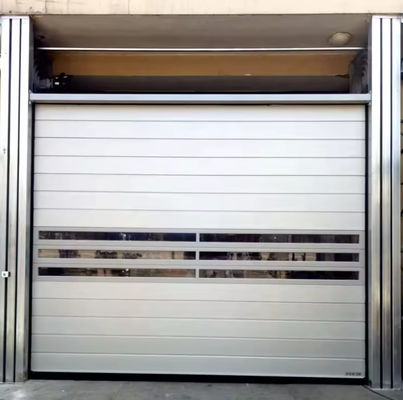 Cửa xoắn ốc tốc độ với 0,8m / s mở 0,75KW động cơ điện hệ thống an toàn cảm biến quang điện