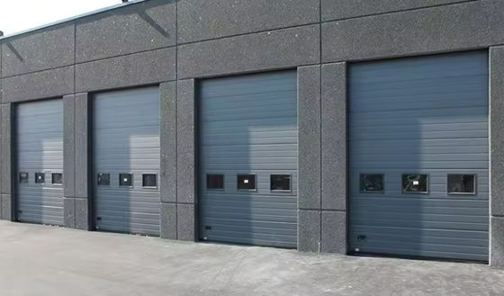 Thép cách nhiệt cửa phần với cách nhiệt polyurethane bọt cho nhà để xe kiểu đẹp an ninh