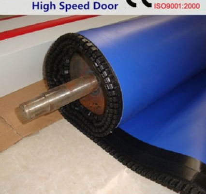 An ninh hiện đại cách ly cửa cuộn nhanh cấu trúc thép chống thời tiết cửa trập PVC nhanh