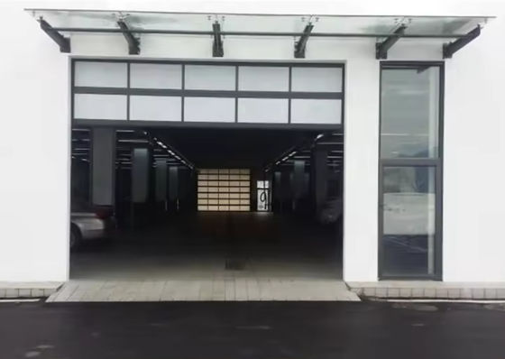 Modern Double Glazing Aluminum Sectional Door with Excellent Insulation Professional Manufacture Brown Color Glass Door (Cửa kính màu nâu)