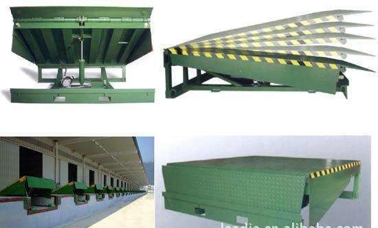 Đơn vị hóa Loading Dock Leveler với các tính năng an toàn Kiểm soát cơ học trên trang web Cài đặt container dock forklift