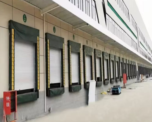 Tùy chỉnh màu sắc Loading Dock Shelters với cài đặt dễ dàng Ống bôi bôi bôi bôi của cửa công nghiệp Ống bôi bôi