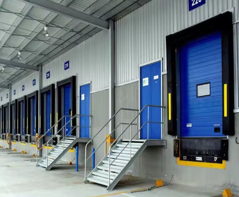 Tùy chỉnh màu sắc Loading Dock Shelters với cài đặt dễ dàng Ống bôi bôi bôi bôi của cửa công nghiệp Ống bôi bôi
