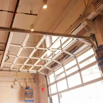 Bánh cửa phân khúc nhôm phủ bột với kính đôi cách điện tuyệt vời bán trực tiếp cửa phân khúc