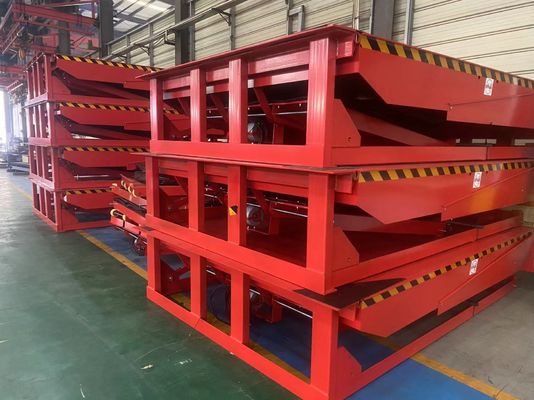 Đơn vị hóa Loading Dock Leveler với chuỗi an toàn / Nguồn điện 6T / 10T Capacity Hydraulic