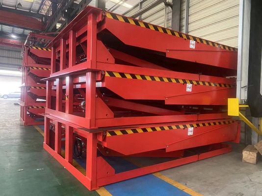 Đơn vị hóa Loading Dock Leveler với chuỗi an toàn / Nguồn điện 6T / 10T Capacity Hydraulic