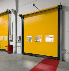 304 thép không gỉ nhiệt cách nhiệt tốc độ nhanh Roll Up PVC cửa cửa thương mại nhanh chóng tự động