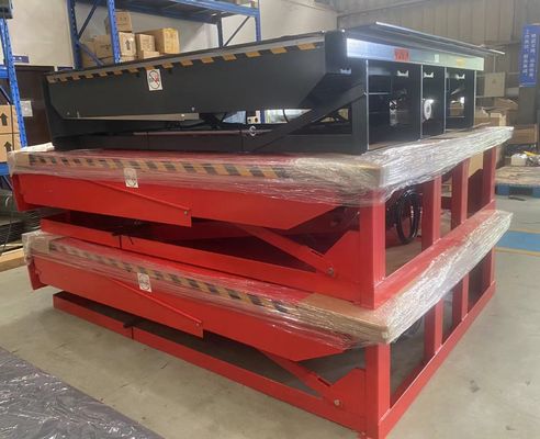25000-40000LBS Capacity Safe Design Workshop Tự động Dock Plate Dock Door Levelers Công suất nặng thủy lực