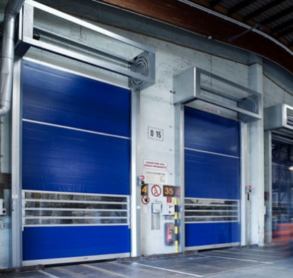 Khép kín chống thời tiết bột phủ thép trên đầu cửa phần dọc thang máy cửa công nghiệp