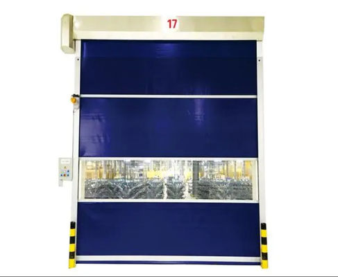 Cửa kim loại cách ly nhanh chóng cuộn lên chống gió cửa cửa cửa màn bên ngoài với hoạt động tiếng ồn thấp