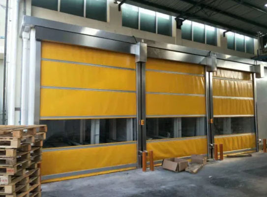 Khép kín cửa nhà để xe cao tốc cao độ PVC Roll Up cửa xe gara nhanh