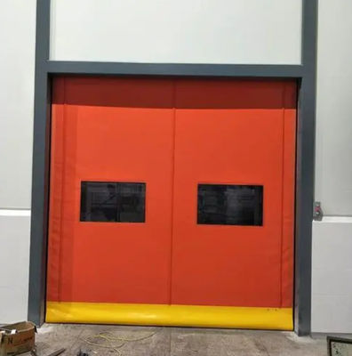 Tốc độ cao tùy chỉnh PVC cuộn lên cửa cửa nhanh với thép không gỉ và cửa khóa kiểm soát thông minh