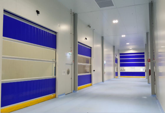 Cửa cuộn nhanh chống ồn với cách nhiệt kho ráp sửa chữa cửa PVC cao tốc